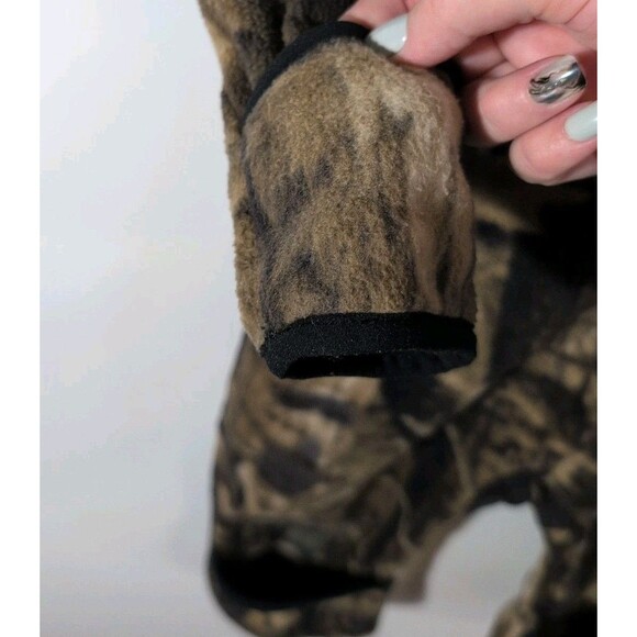 Columbia Camo Fleece One Piece 12 Months Outfit Cute - Fold Over Hands & Feet - Picture 6 of 8